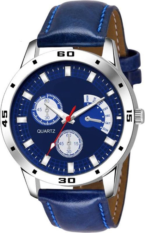 Analog Watch - For Men blue dial &blue strap men analog watch