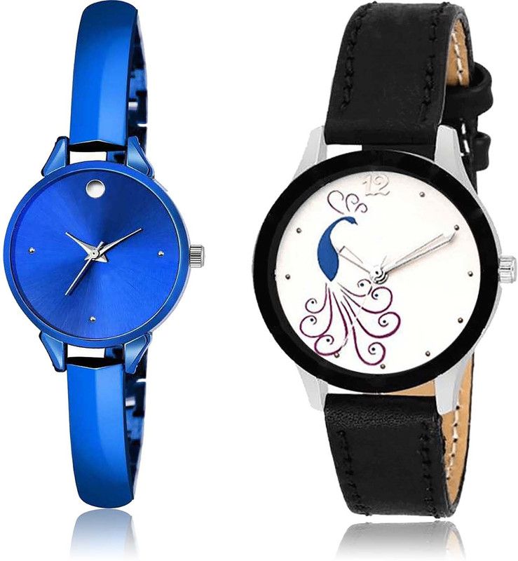 combo watch Analog Watch - For Men & Women Modern 3D Design Peacock Combo Watch For Girls And Women - G464-G271