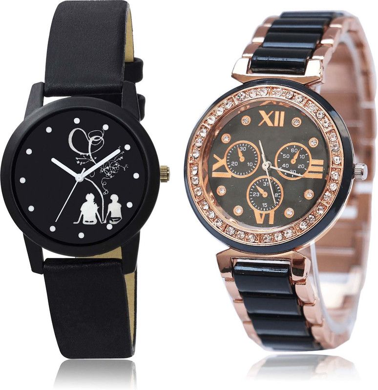 combo watch Analog Watch - For Men & Women Treading Fancy Love Valentine Couple Combo Watch For Girls And Women - GO146-G209