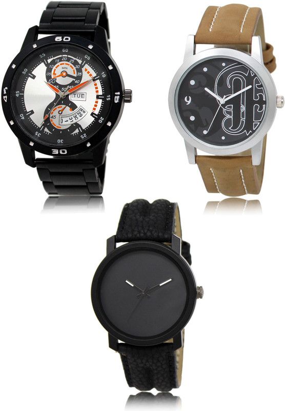 New latest Designer Combo of 3 Analog Watch - For Men 107-14-21