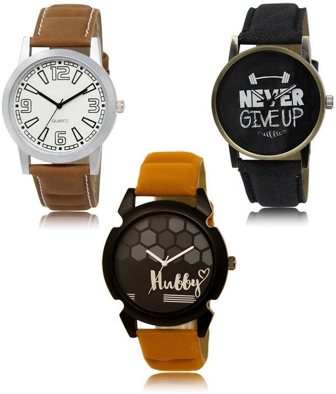 New latest Designer Combo of 3 Analog Watch - For Men LR-15-27-32