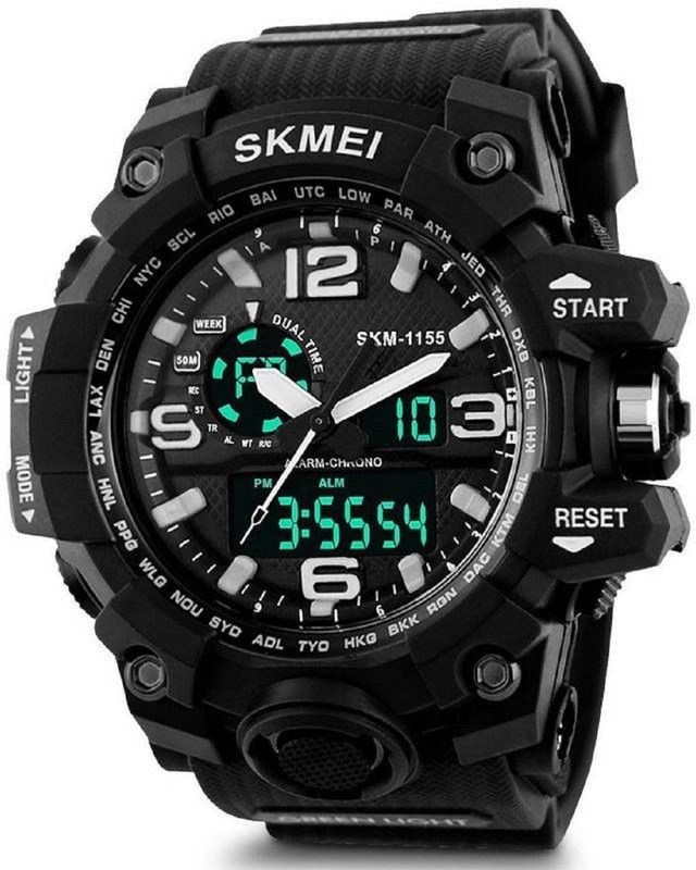 Men Sport Military Series Analogue DigitalWaterproof Chorono watch Analog Watch - For Men