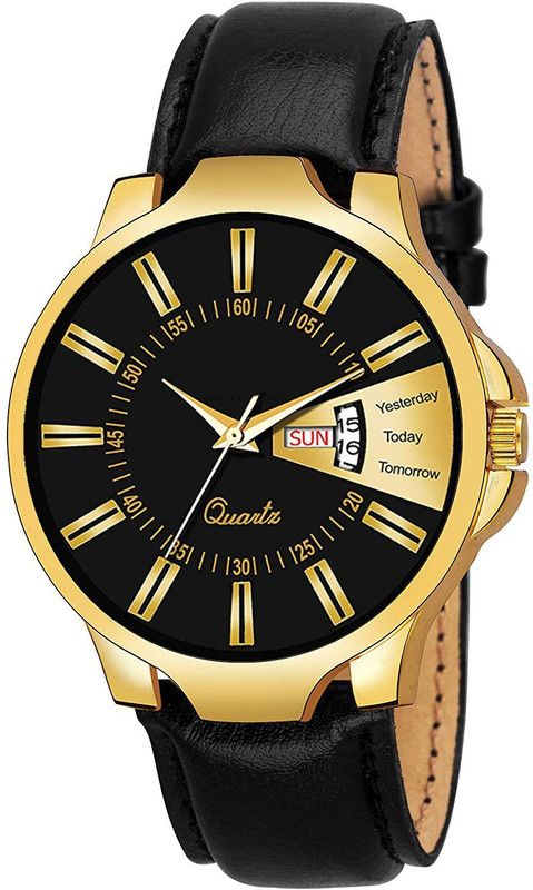 Analog Watch - For Men SC14311|Unique Design Date and Day Functioning | Comfortable Leather strap