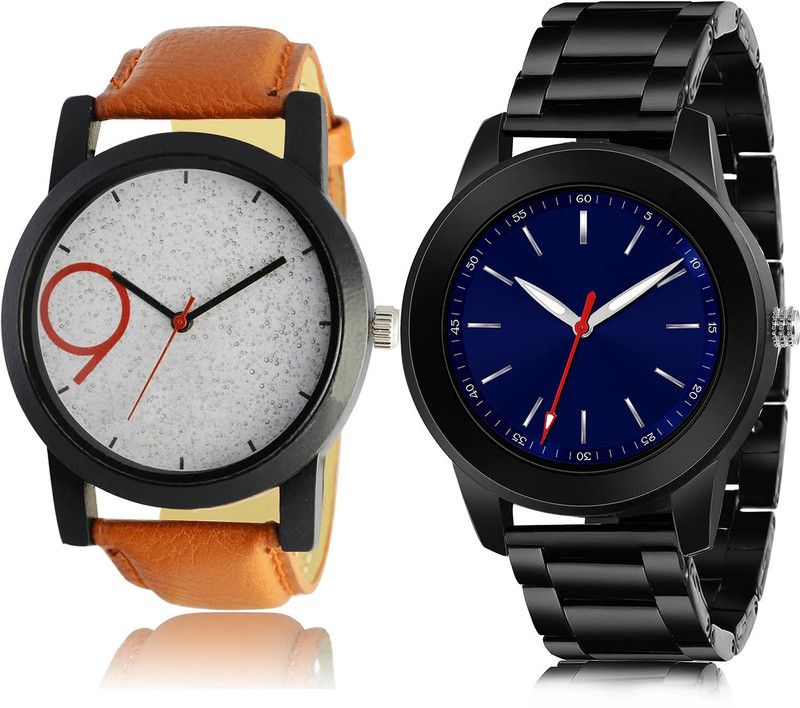 Analog Watch - For Men Classical Style 2 Watch Combo For Boys And Men - B33-(54-S-20)
