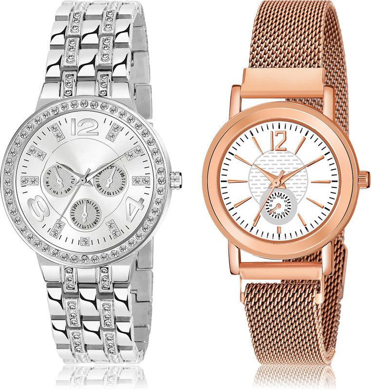 Analog Watch - For Women Contemporary Branded 2 Watch Combo For Women And Girls - G629-GW39