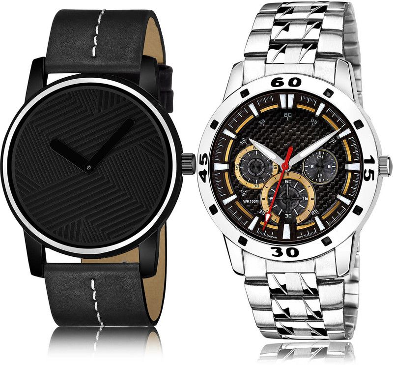 Analog Watch - For Men Classical Quartz 2 Watch Combo For Boys And Men - BL46.67-(72-S-19)