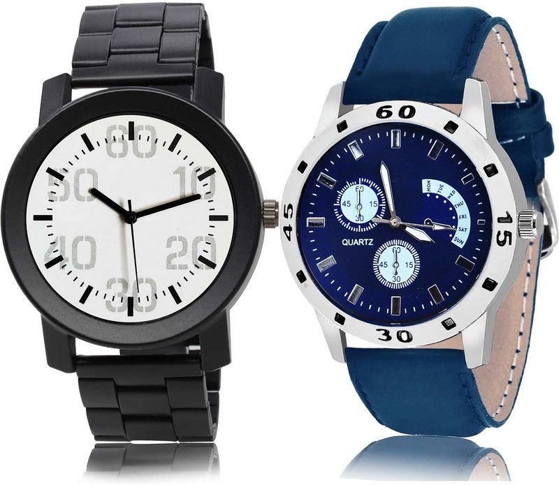combo watch Analog Watch - For Boys New Formal Chain Watch Watch - B674-B56 (Combo Of 2 )