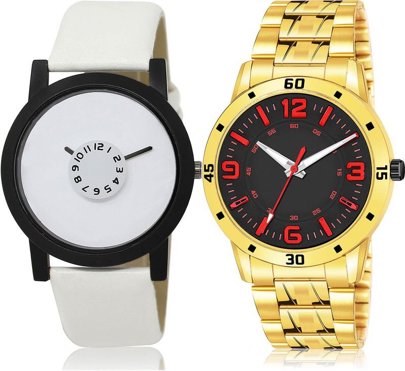 Analog Watch - For Men Latest High Quality 2 Watch Combo For Boys And Men - BL46.26-(47-S-21)
