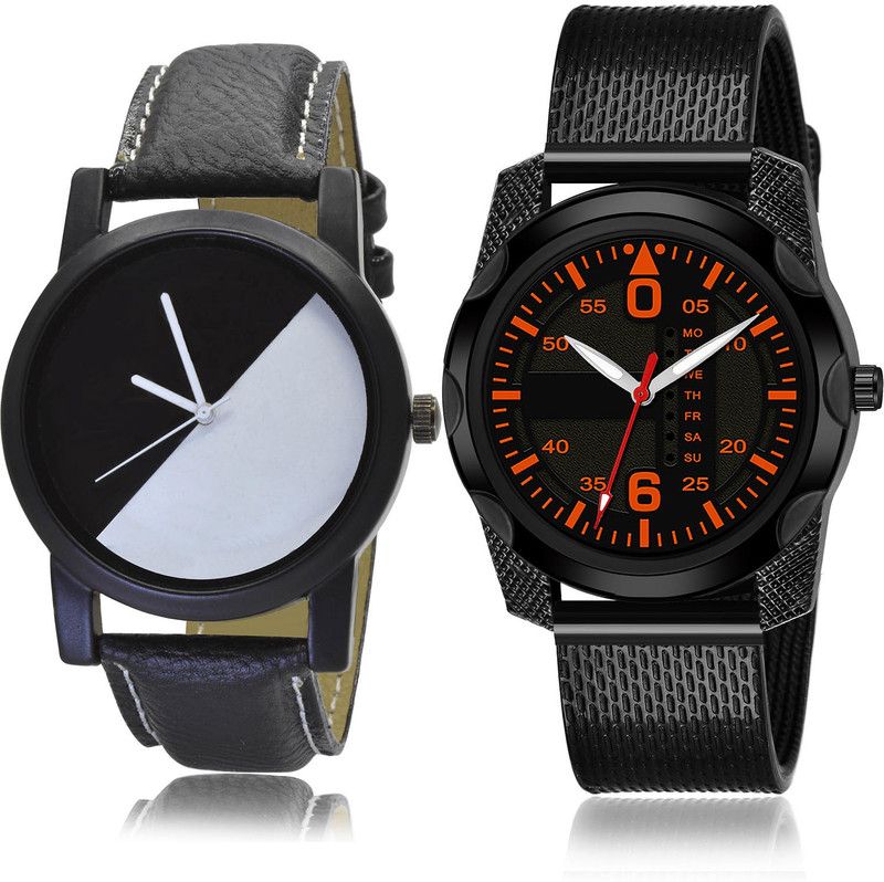 Analog Watch - For Men Modern Stylish 2 Watch Combo For Boys And Men - B32-(22-S-10)