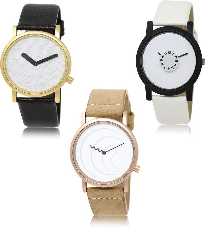 New latest Designer Combo of 3 Analog Watch - For Men LR37-LR26-LR38