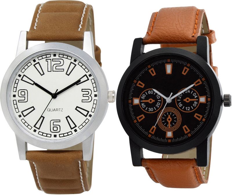 combo watch Analog Watch - For Girls Contemporary Chronograph Analogue Brown Color Boys And Men Watch - BL46.15-B31 (Combo Of 2 )