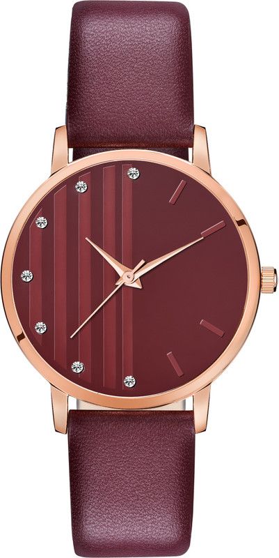 MT324 Girls Attractive Leather Belt Analog Watch - For Girls