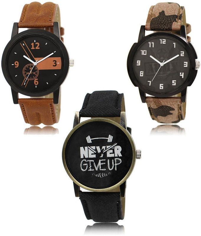 New latest Designer Combo of 3 Analog Watch - For Men LR-01-03-27