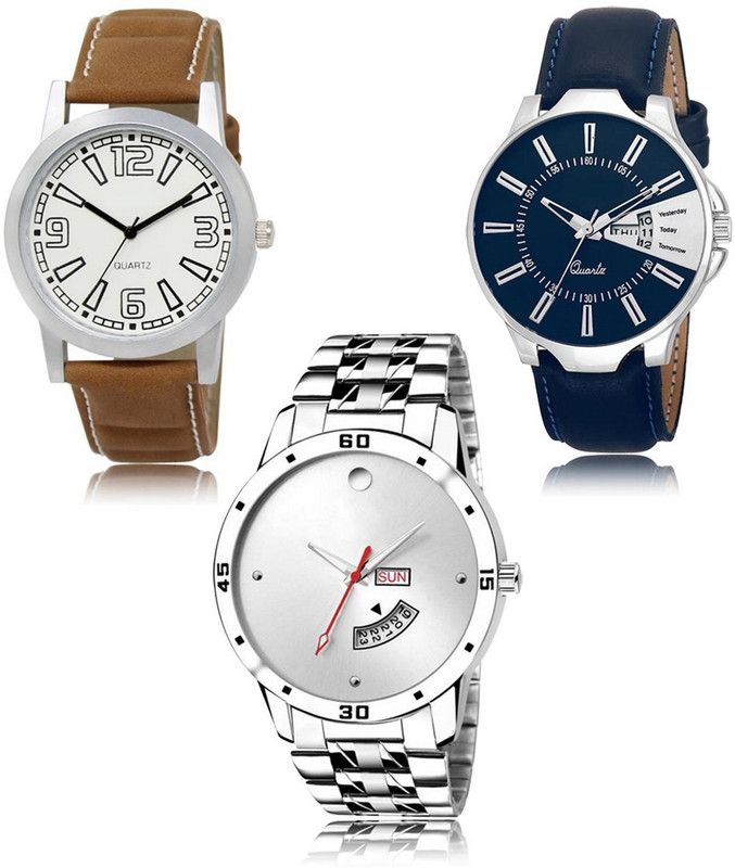 New latest Designer Combo of 3 Analog Watch - For Men LR-15-23-103