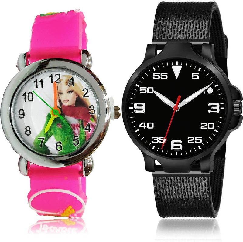 Analog Watch - For Boys Classical 3D Design 2 Watch Combo For Boys And Men - BK20-(75-S-10)