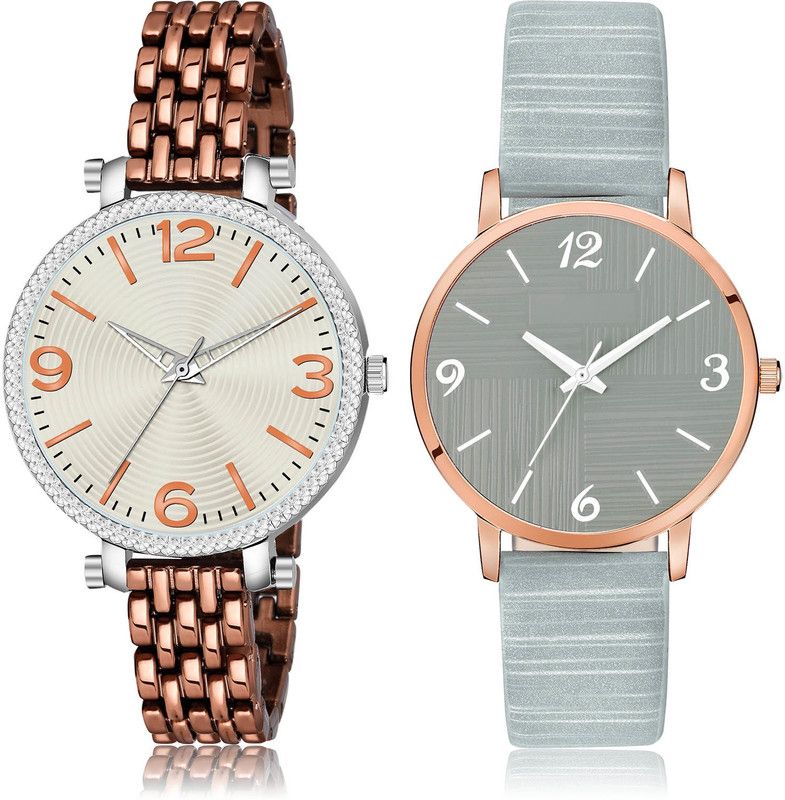 Analog Watch - For Women Classical Analogue 2 Watch Combo For Women And Girls - GW44-GM318