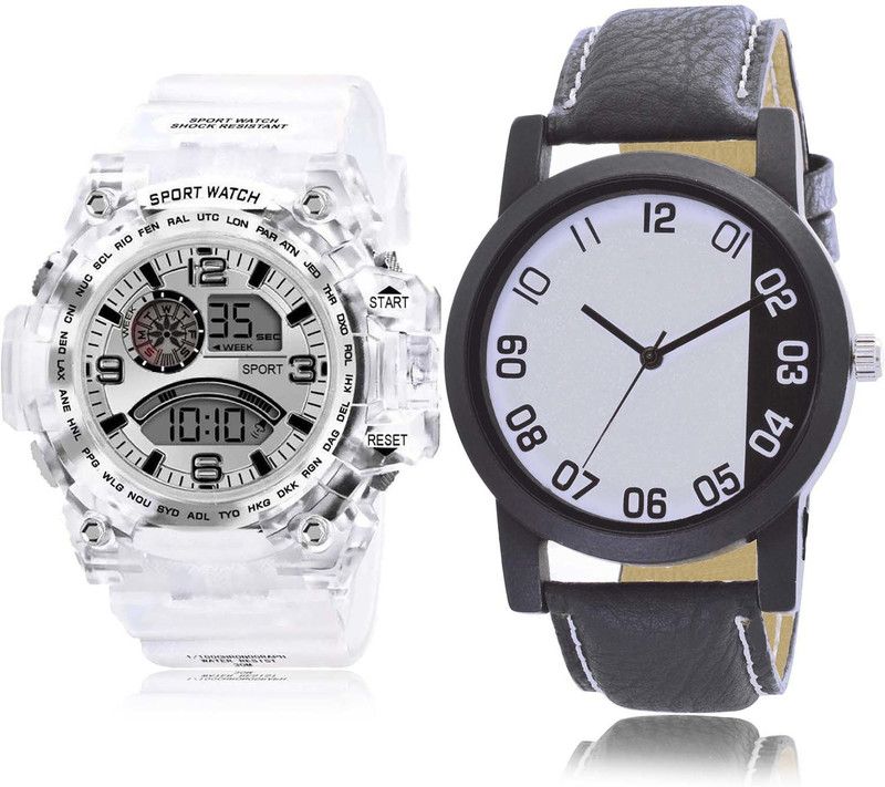 combo watch Analog-Digital Watch - For Men Latest Minimal Army Digital Sports 2 Watch Combo For Boys And men - BC31-B41