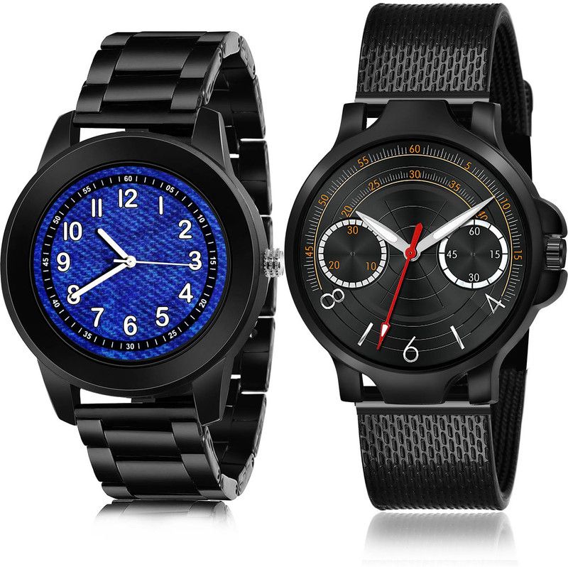 Analog Watch - For Men Brand New Technology 2 Watch Combo For Boys And Men - B796-(67-S-10)