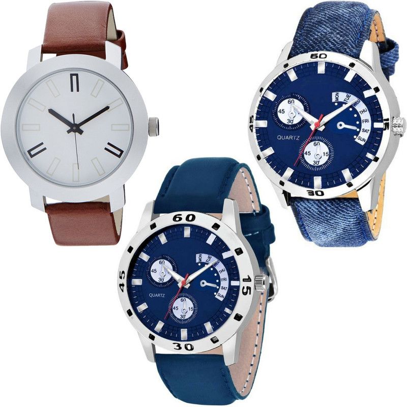 Analog Watch - For Men Combo Of 3 Stylish OT-456