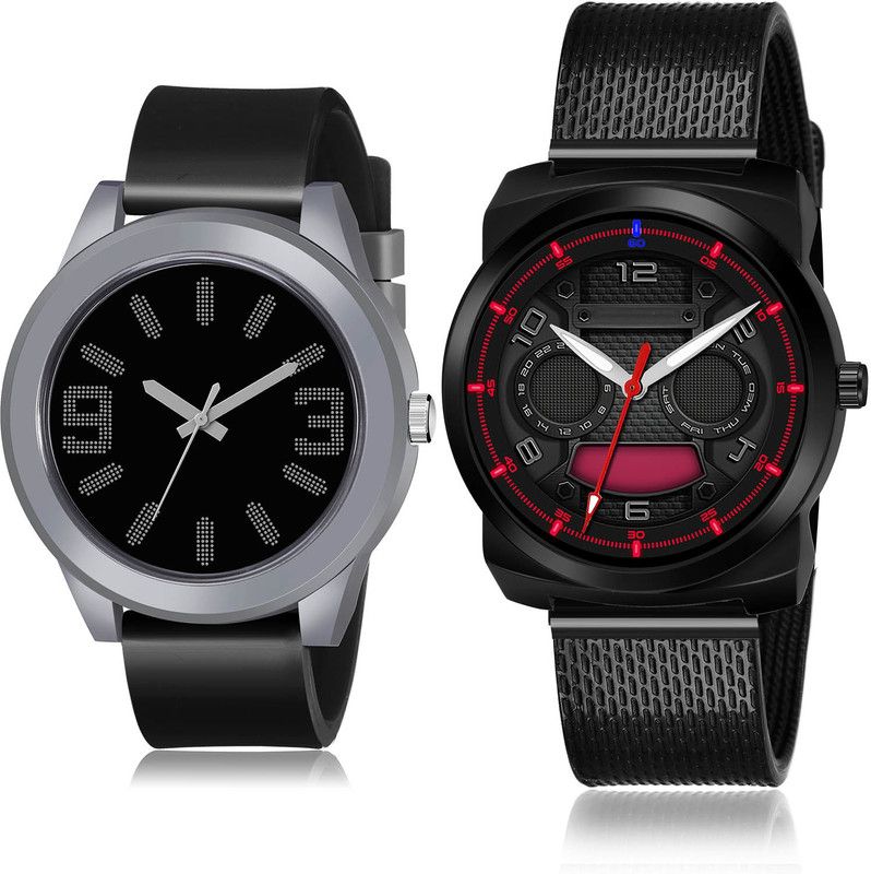 Analog Watch - For Men Contemporary Style 2 Watch Combo For Boys And Men - BM102-(59-S-10)