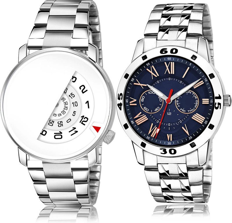Analog Watch - For Men Brand New Italian Designer 2 Watch Combo For Boys And Men - BL46.106-(62-S-19)