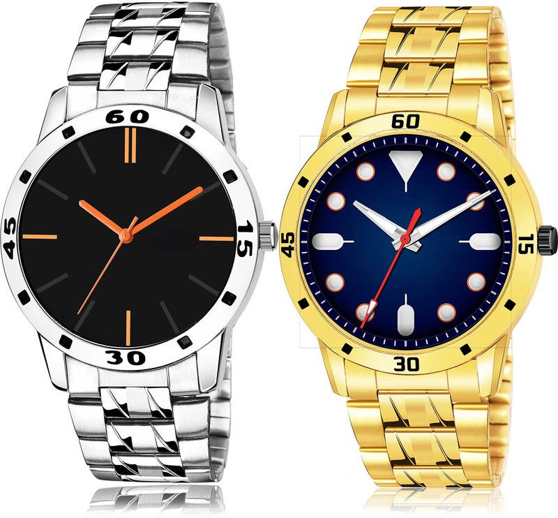 Analog Watch - For Men Contemporary Luxury 2 Watch Combo For Boys And Men - B977-(65-S-21)