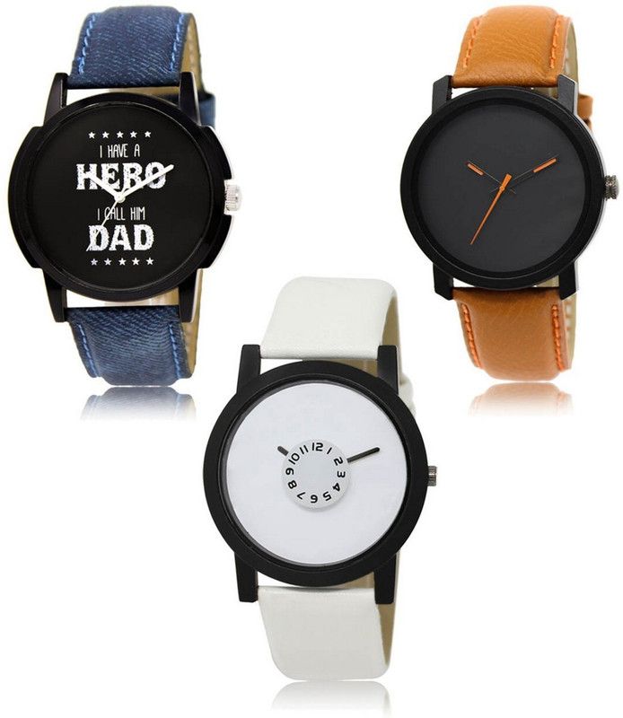 New latest Designer Combo of 3 Analog Watch - For Men -07-20-26