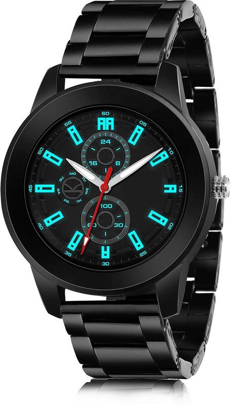 Analog Watch - For Boys Best Fashion Black Chain Watch For Boys And Men - (63-S-20)