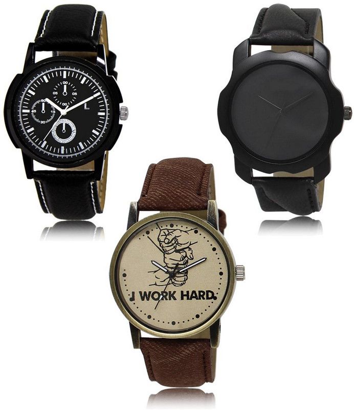 New latest Designer Combo of 3 Analog Watch - For Men LR-13-22-29