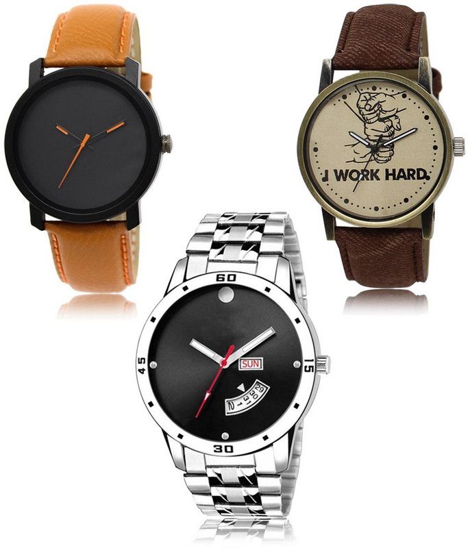 New latest Designer Combo of 3 Analog Watch - For Men LR-20-29-104