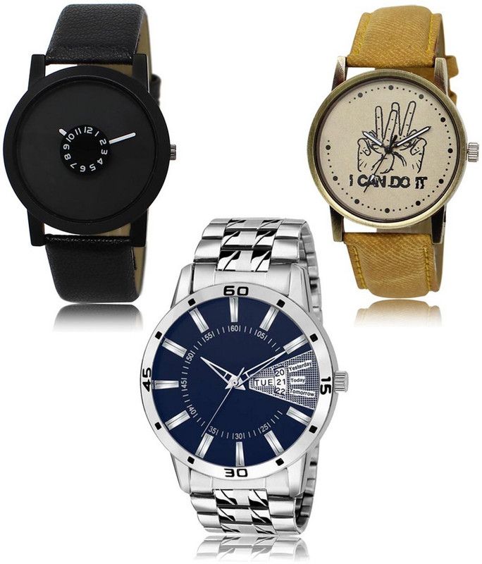 New latest Designer Combo of 3 Analog Watch - For Men LR-25-30-102
