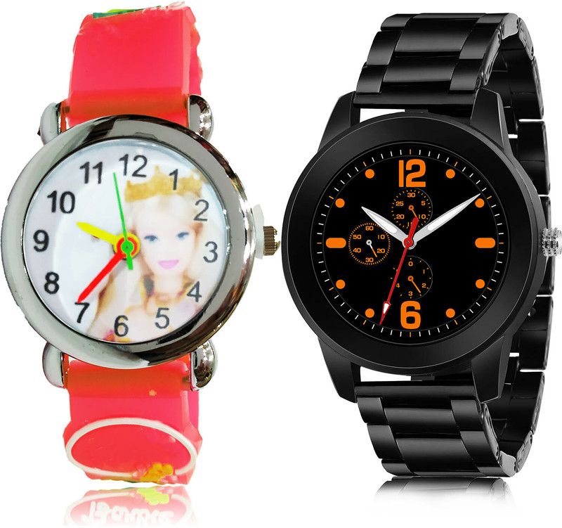 Analog Watch - For Boys Modern Fancy 2 Watch Combo For Boys And Men - BK77-(70-S-20)