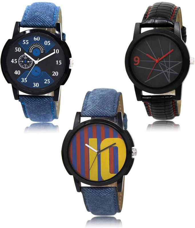 SHIPKART Analog Watch - For Men NEW Luxurious Attractive Stylish Combo SET OF 3 WATCH LR-02-08-10