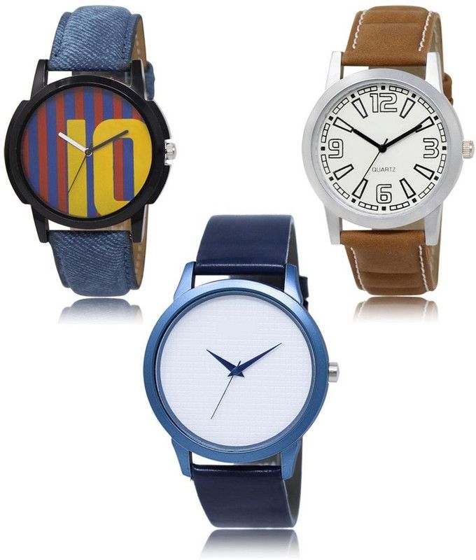 New latest Designer Combo of 3 Analog Watch - For Men LR-10-15-33