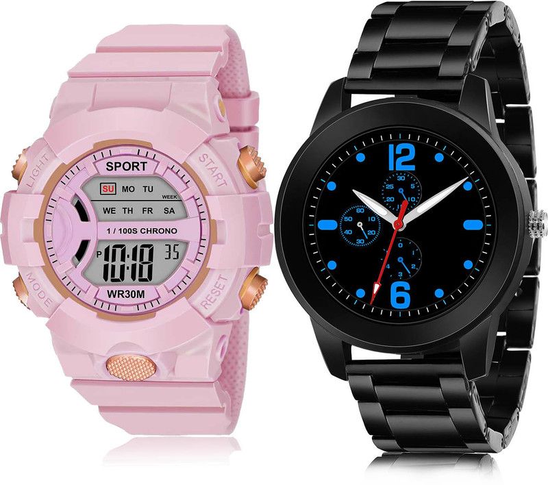 Analog-Digital Watch - For Boys New Gift 2 Watch Combo For Boys And Men - DG36-(68-S-20)