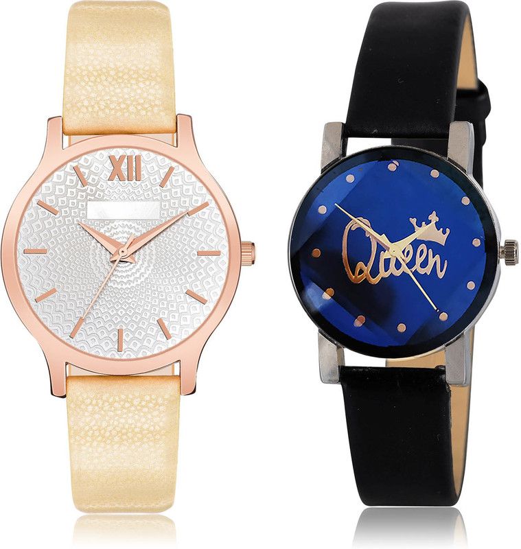 Analog Watch - For Girls Latest Quartz 2 Watch Combo For Women And Girls - GM342-GC307