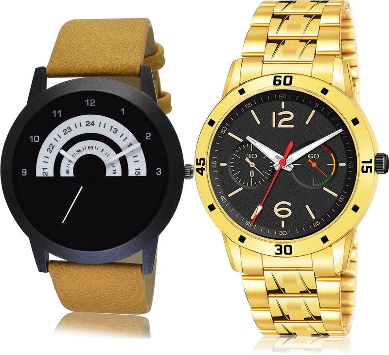 Analog Watch - For Men Classical Party Wedding 2 Watch Combo For Boys And Men - B49-(64-S-21)