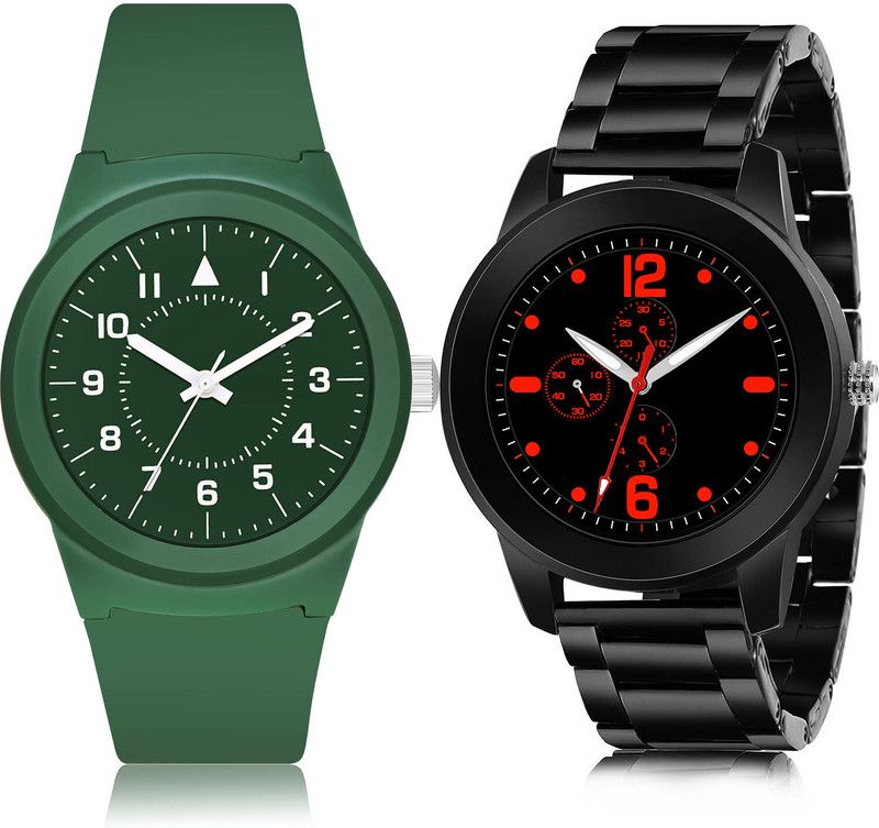 Analog Watch - For Boys Latest Gift 2 Watch Combo For Boys And Men - BM120-(69-S-20)