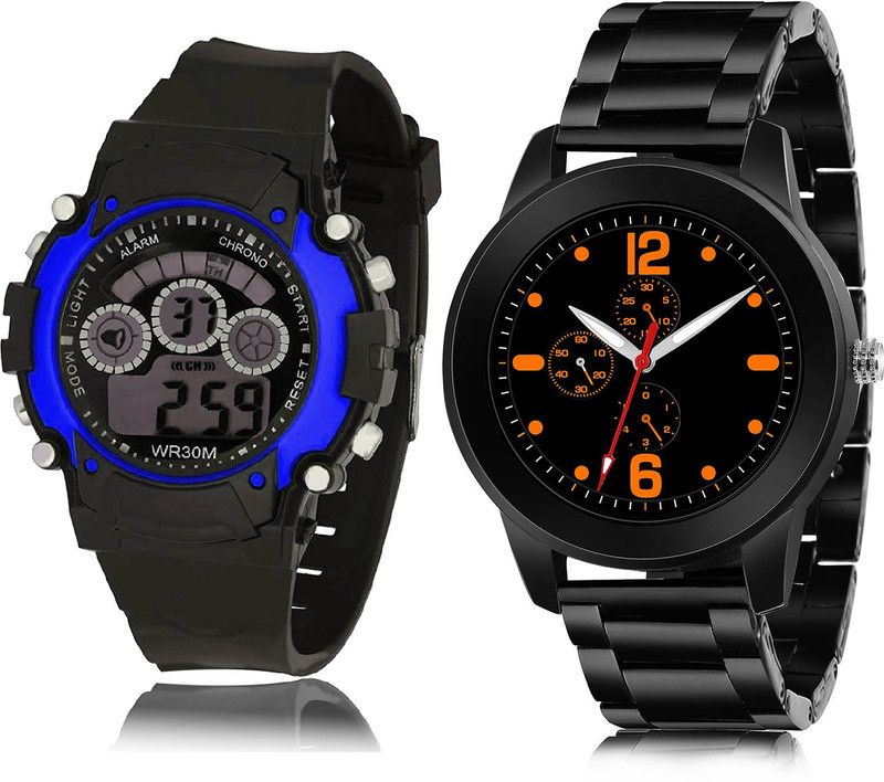 Analog-Digital Watch - For Boys Contemporary Analogue 2 Watch Combo For Boys And Men - B2-(70-S-20)