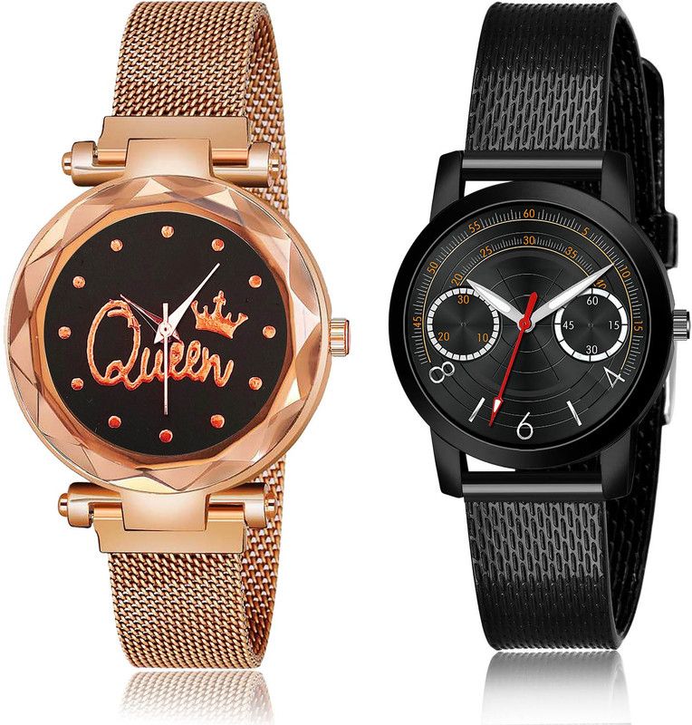 Analog Watch - For Women New Valentine 2 Watch Combo For Women And Girls - G538-(67-L-10)