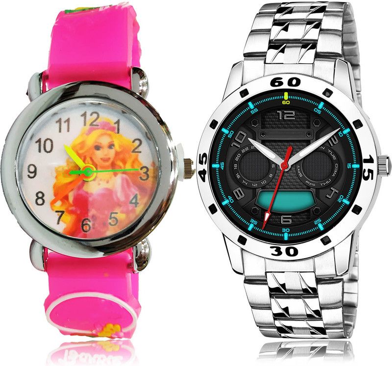 Analog Watch - For Boys Brand New Quartz 2 Watch Combo For Boys And Men - BK16-(58-S-19)