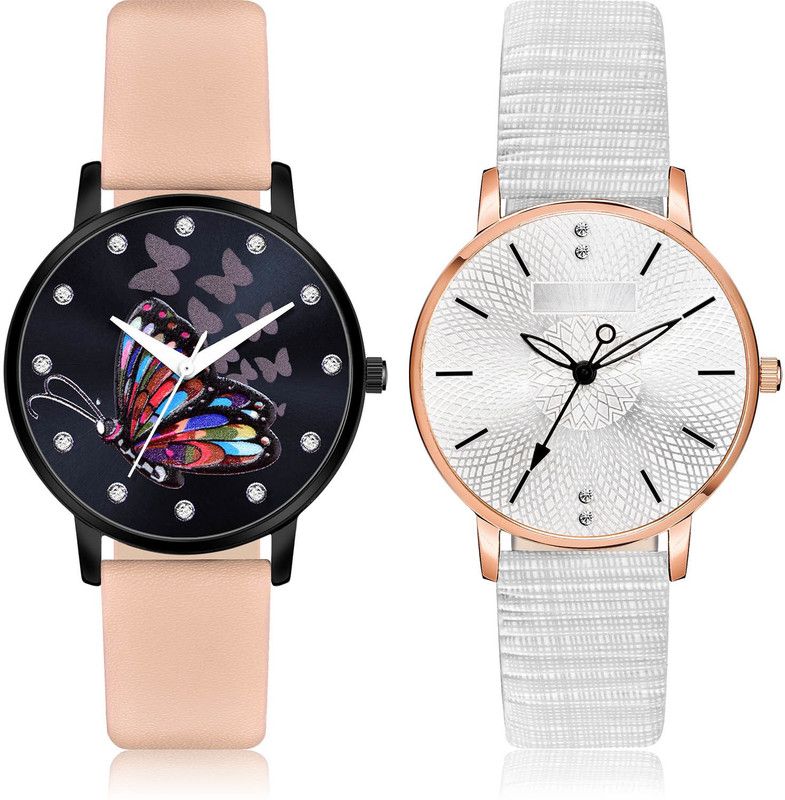 Analog Watch - For Women Modish 3D Design 2 Watch Combo For Women And Girls - GM377-GM313
