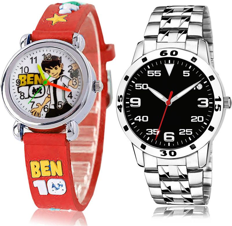 Analog Watch - For Boys Contemporary Royal 2 Watch Combo For Boys And Men - BK121-(75-S-19)