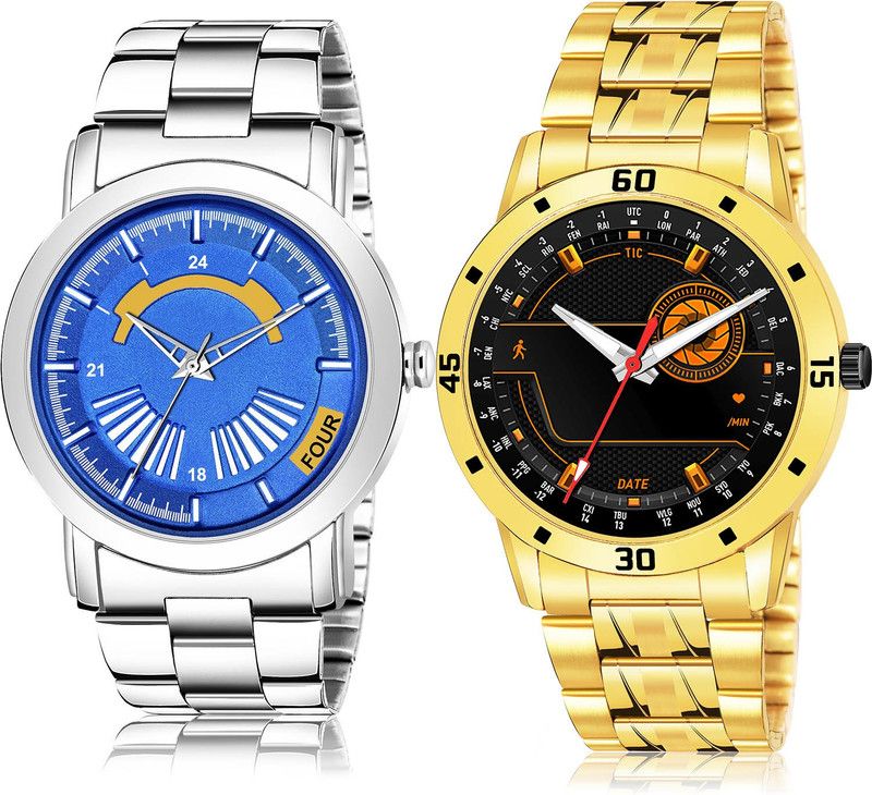 Analog Watch - For Men Brand New Collegian 2 Watch Combo For Boys And Men - BM408-(52-S-21)