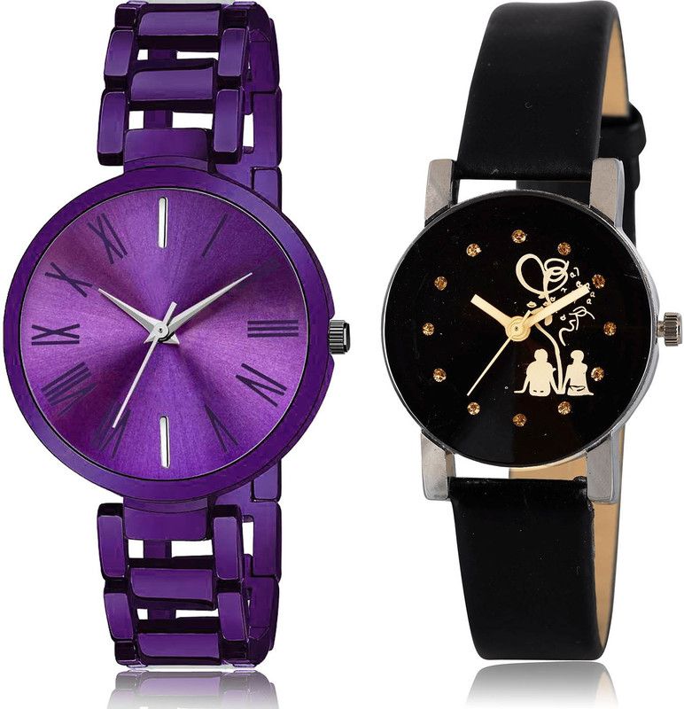 Analog Watch - For Women Brand New Style 2 Watch Combo For Women And Girls - G655-G389