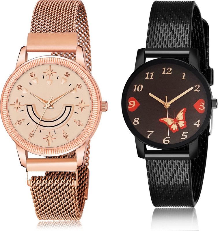 Analog Watch - For Women Modish Stylish 2 Watch Combo For Women And Girls - GW68-G528
