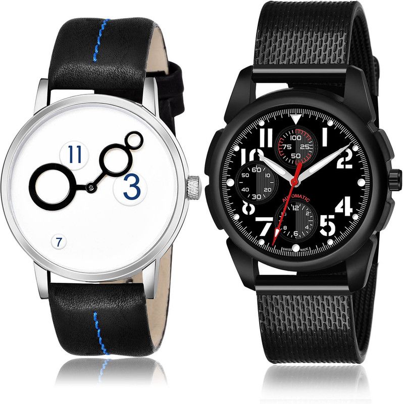 Analog Watch - For Men New Formal 2 Watch Combo For Boys And Men - BM11-(51-S-10)