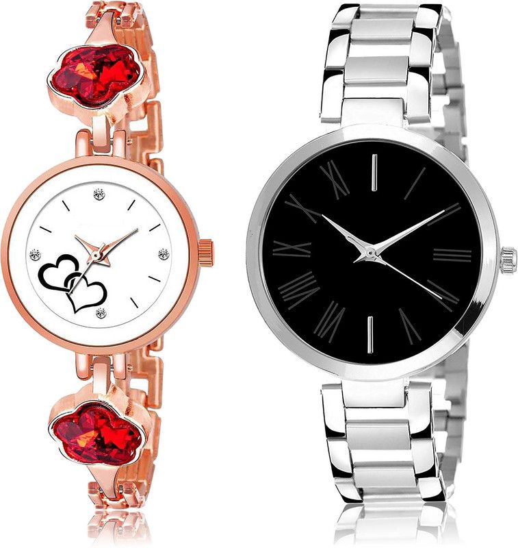 Analog Watch - For Women Treading Royal 2 Watch Combo For Women And Girls - G598-G299
