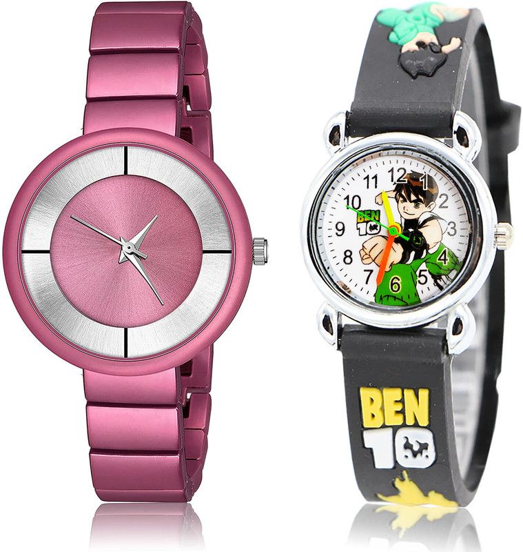 Analog Watch - For Girls Modern Analogue 2 Watch Combo For Women And Girls - G634-GC81