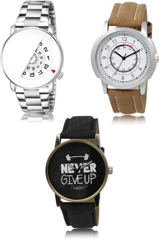New latest Designer Combo of 3 Analog Watch - For Men 106-17-27